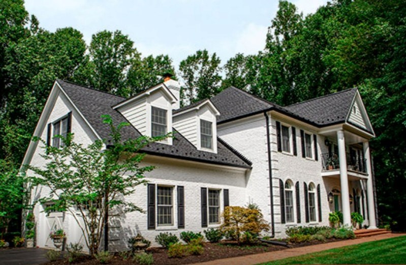 home with exterior remodeling in springfield
